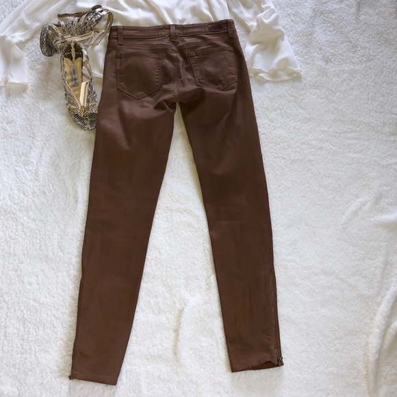 Paige Verdugo Leather-Look Coated Jeans - Picture 5 of 8